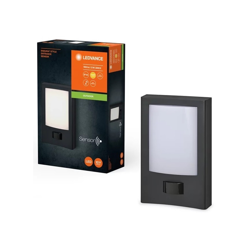 Ledvance - LED Āra sienas lampa ar sensoru ENDURA STYLE LED/13W/230V IP44