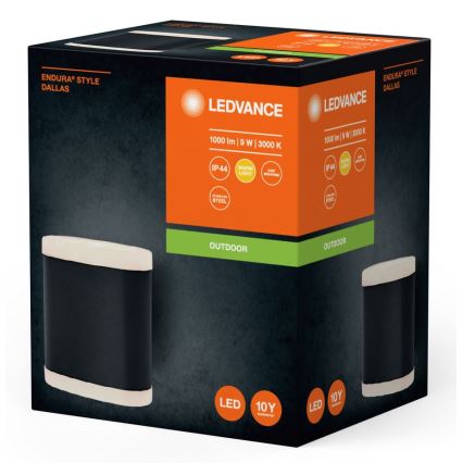 Ledvance - LED Āra sienas lampa ENDURA STYLE DALLAS LED/9W/230V IP44