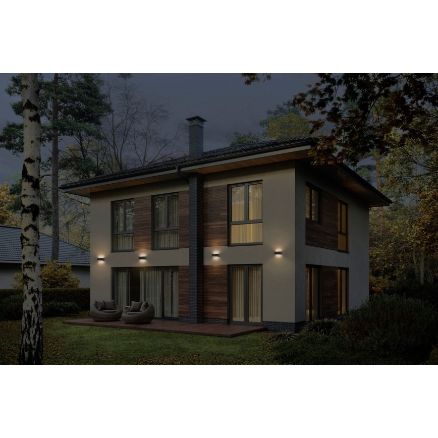 Ledvance - LED Āra sienas lampa ENDURA STYLE IDRI 2xLED/6,25W/230V IP65