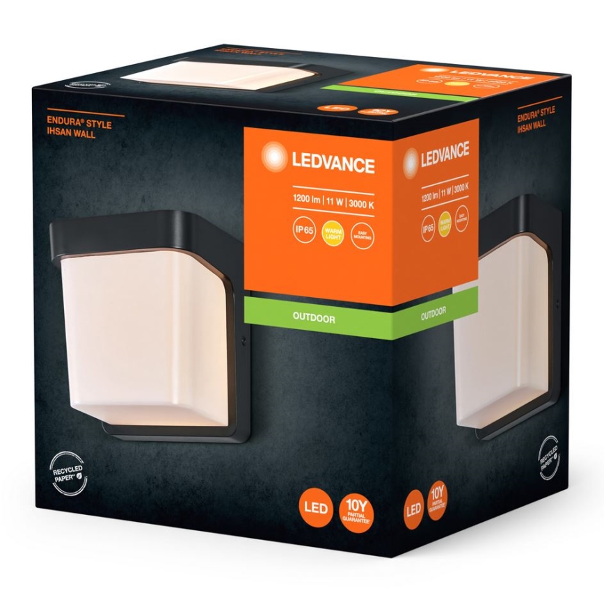Ledvance - LED Āra sienas lampa ENDURA STYLE IHSAN LED/11W/230V IP65