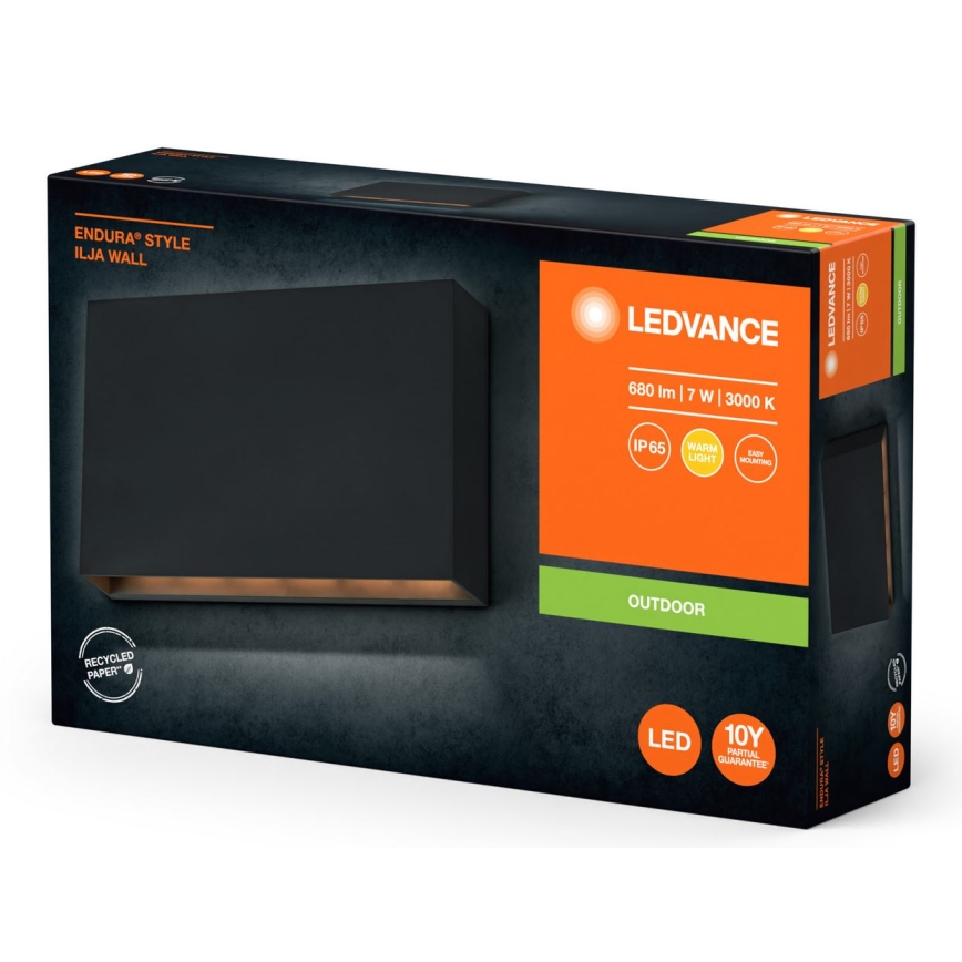 Ledvance - LED Āra sienas lampa ENDURA STYLE ILJA LED/7W/230V IP65