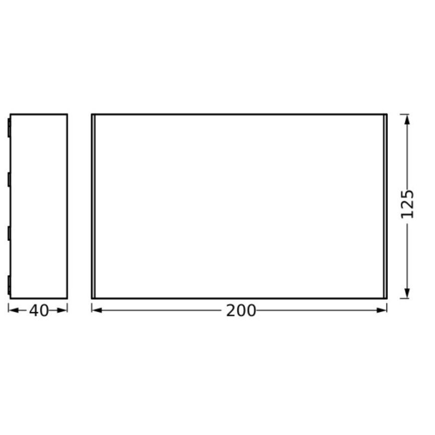 Ledvance - LED Āra sienas lampa ENDURA STYLE ILJA LED/7W/230V IP65