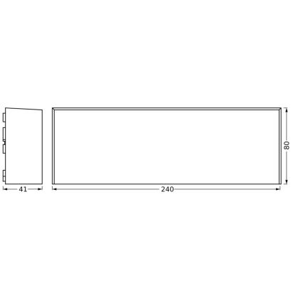 Ledvance - LED Āra sienas lampa ENDURA STYLE IVO LED/6,5W/230V IP65