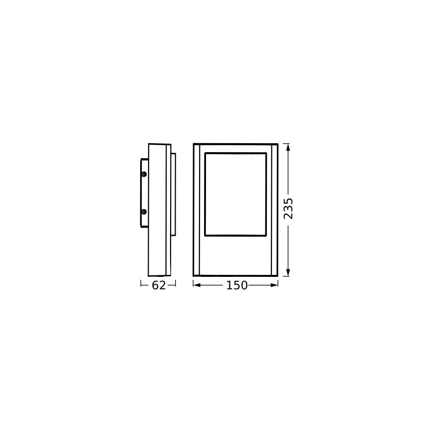 Ledvance - LED Āra sienas lampa ENDURA STYLE LED/12,5W/230V IP44