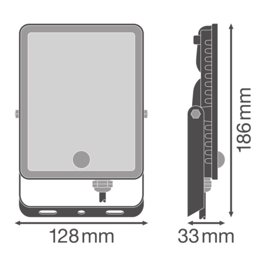 Ledvance - LED āra sienas prožektors ar kustības un krēslas sensoru FLOODLIGHT LED/30W/230V IP65