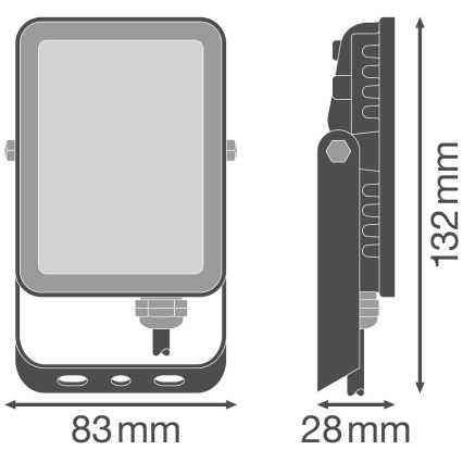 Ledvance - LED Āra sienas prožektors FLOODLIGHT LED/10W/230V 4000K IP65