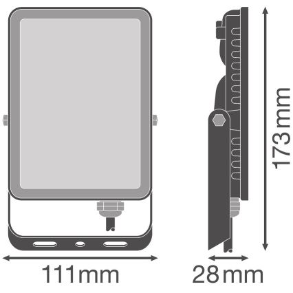 Ledvance - LED Āra sienas prožektors FLOODLIGHT LED/20W/230V 4000K IP65