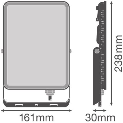 Ledvance - LED Āra sienas prožektors FLOODLIGHT LED/50W/230V 6500K IP65