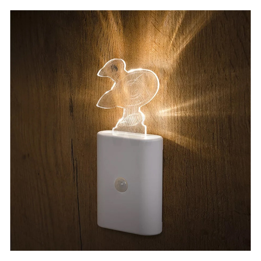 Ledvance - LED Bērnu orientēšanās lampa ar sensoru NIGHTLUX LED/0,2W/4,5V 3000K