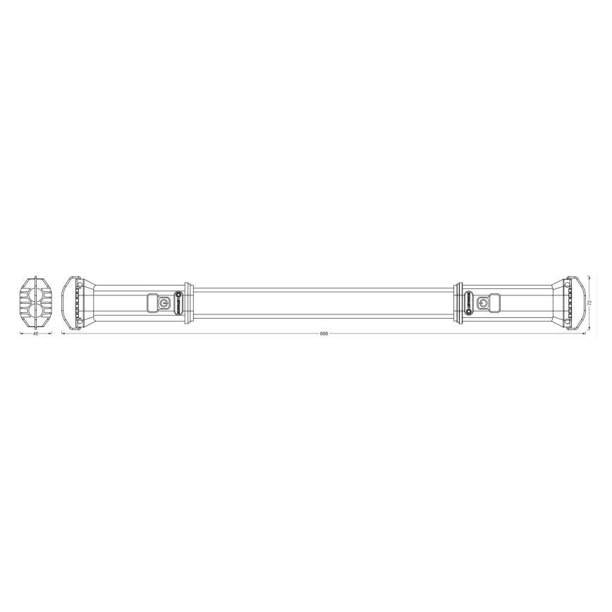 Ledvance - LED Darba gaismeklis TUBE LED/10W/5V IP54