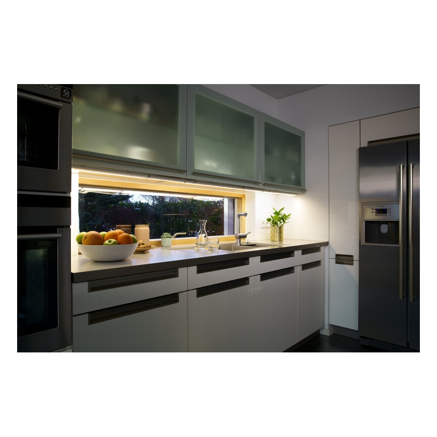 Ledvance - LED gaismeklis zem skapja ar sensoru FLAT LED/12W/230V 3000K