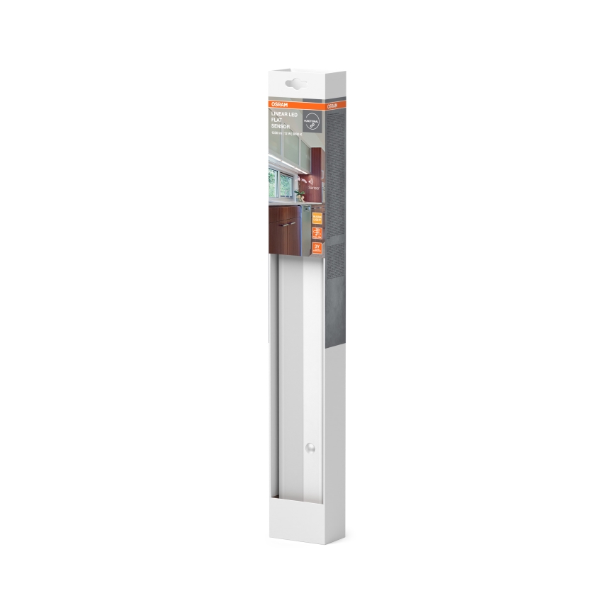 Ledvance - LED gaismeklis zem skapja ar sensoru FLAT LED/12W/230V 3000K