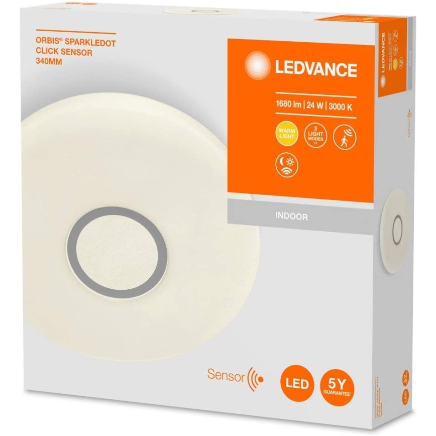 Ledvance - LED Griestu gaismeklis ar sensoru SPARKLEDOT LED/24W/230V