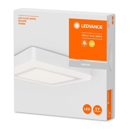 Ledvance - LED Griestu gaismeklis SQUARE LED/18W/230V