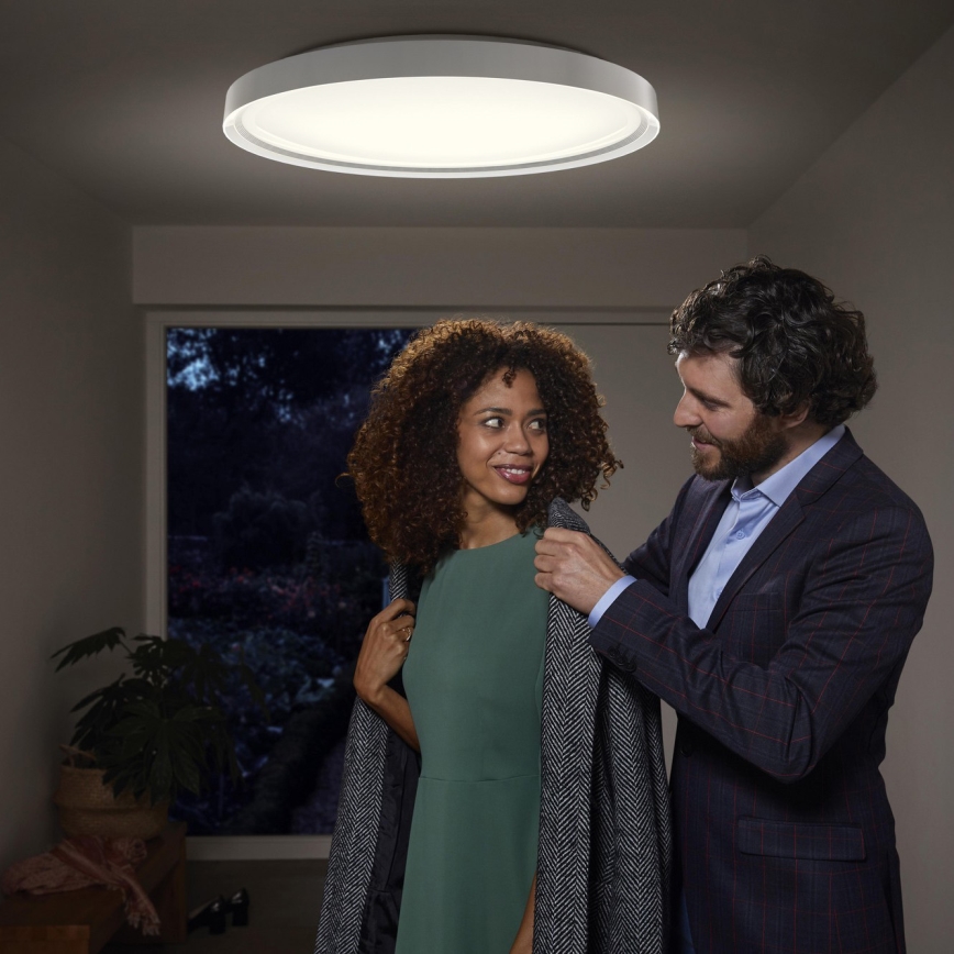 Ledvance - LED Griestu lampa ar sensoru PLATE LED/32W/230V 3000K
