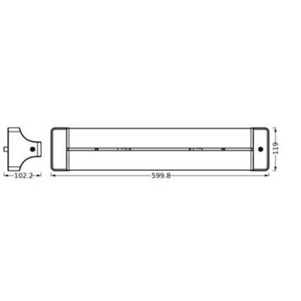 Ledvance - LED Griestu lampa OFFICE LINE LED/24W/230V 60 cm