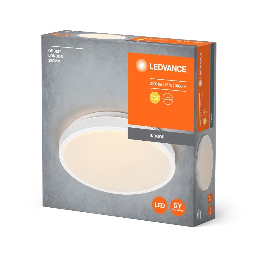 Ledvance - LED Griestu lampa ORBIS LONDON LED/16W/230V balta