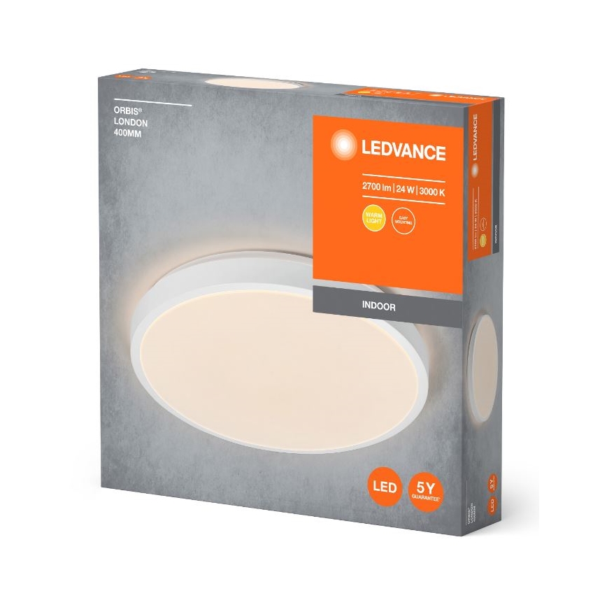 Ledvance - LED Griestu lampa ORBIS LONDON LED/24W/230V balta