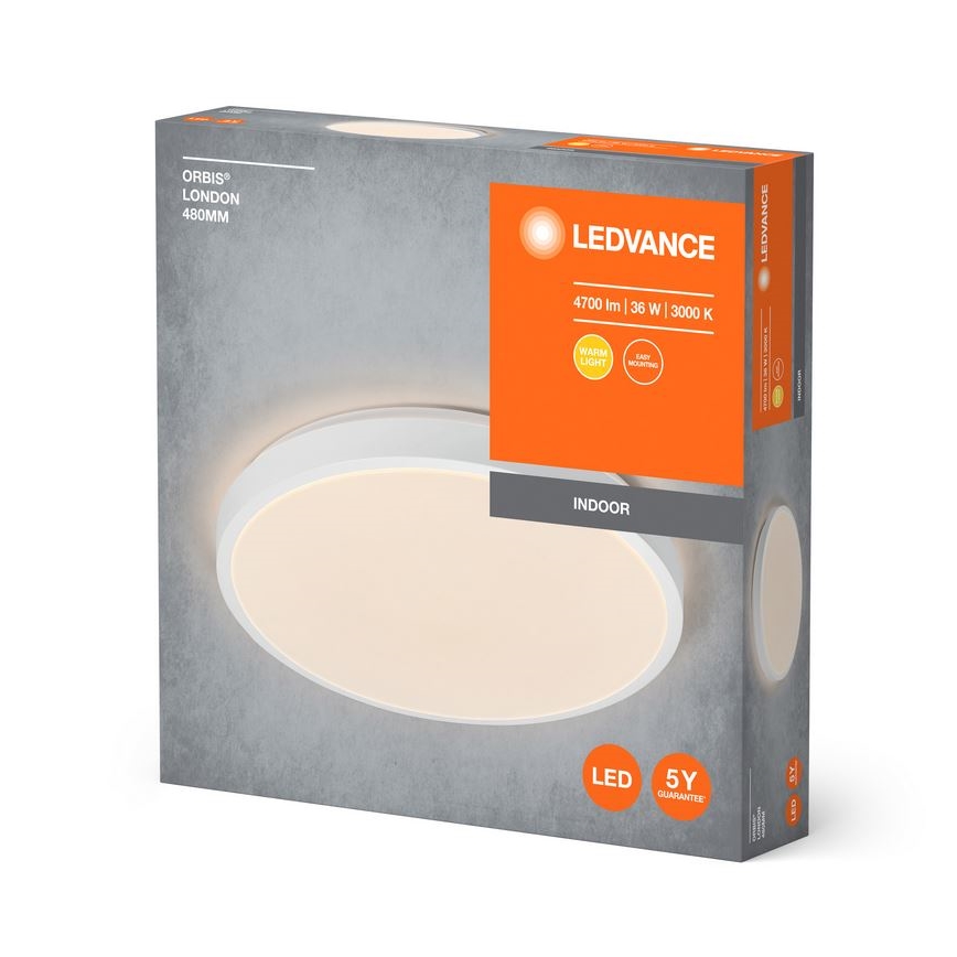 Ledvance - LED Griestu lampa ORBIS LONDON LED/36W/230V balta