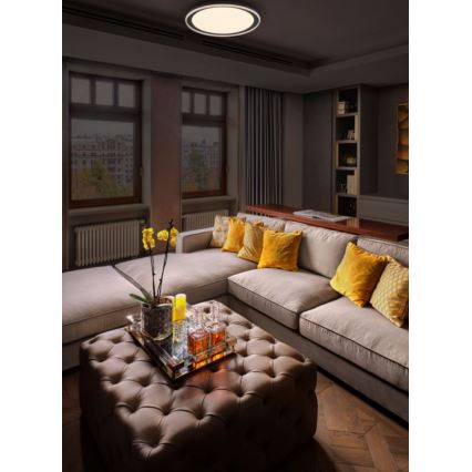 Ledvance - LED Griestu lampa ORBIS PEDERSON LED/24W/230V d. 45 cm melna