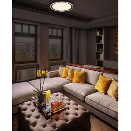 Ledvance - LED Griestu lampa ORBIS PEDERSON LED/36W/230V d. 55 cm melna