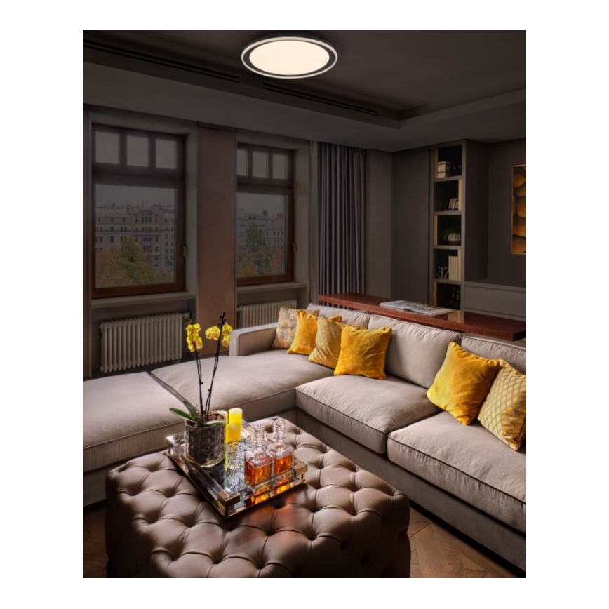 Ledvance - LED Griestu lampa ORBIS PEDERSON LED/36W/230V d. 55 cm melna