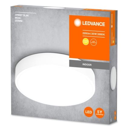 Ledvance - LED Griestu lampa ORBIS SLIM LED/20W/230V balta