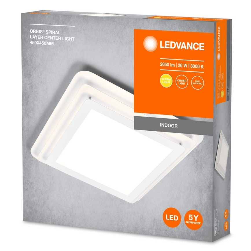 Ledvance - LED Griestu lampa ORBIS SPIRAL LED/26W/230V