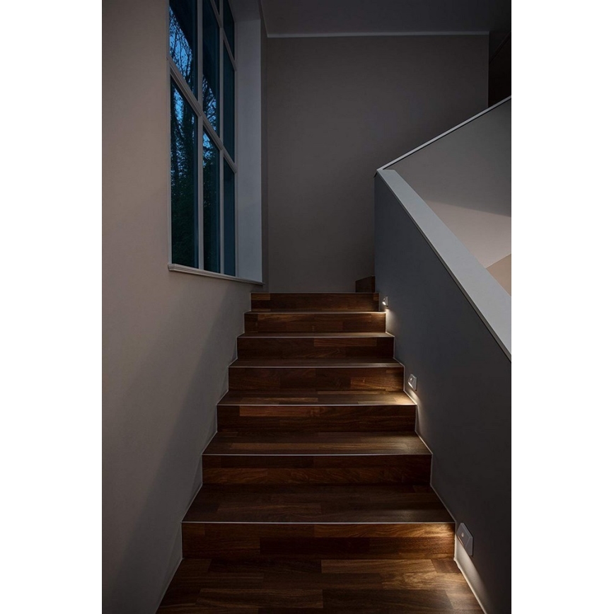 Ledvance - LED Kāpņu telpas lampa ar sensoru NIGHTLUX LED/0,25W/3×AAA IP54