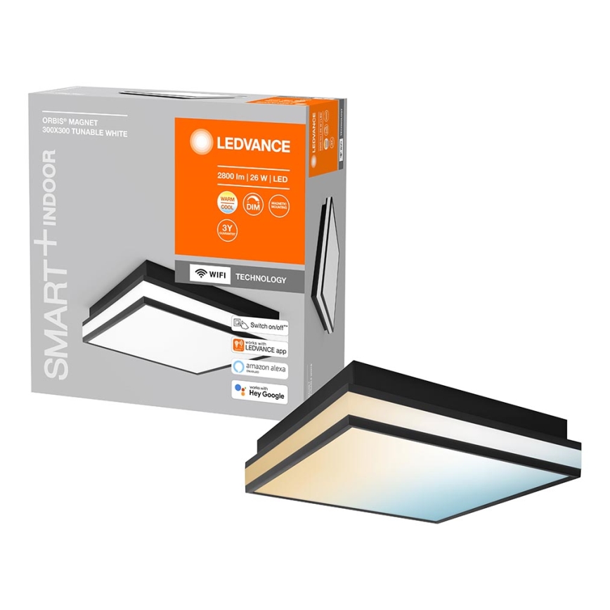 Ledvance - LED LED Aptumšojams griestu gaismeklis SMART+ MAGNET LED/26W/230V 3000-6500K Wi-Fi