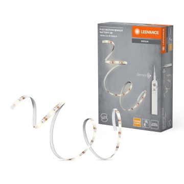 Ledvance - LED lente ar kustības sensoru FLEX 2m LED/3,6W/4xAA