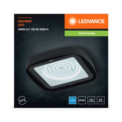 Ledvance - LED Lielas slodzes griestu lampa HIGHBAY LED/130W/230V IP65 6500K