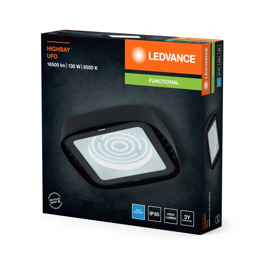 Ledvance - LED Lielas slodzes griestu lampa HIGHBAY LED/130W/230V IP65 6500K