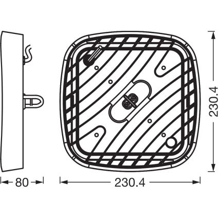 Ledvance - LED Lielas slodzes griestu lampa HIGHBAY LED/80W/230V IP65 6500K