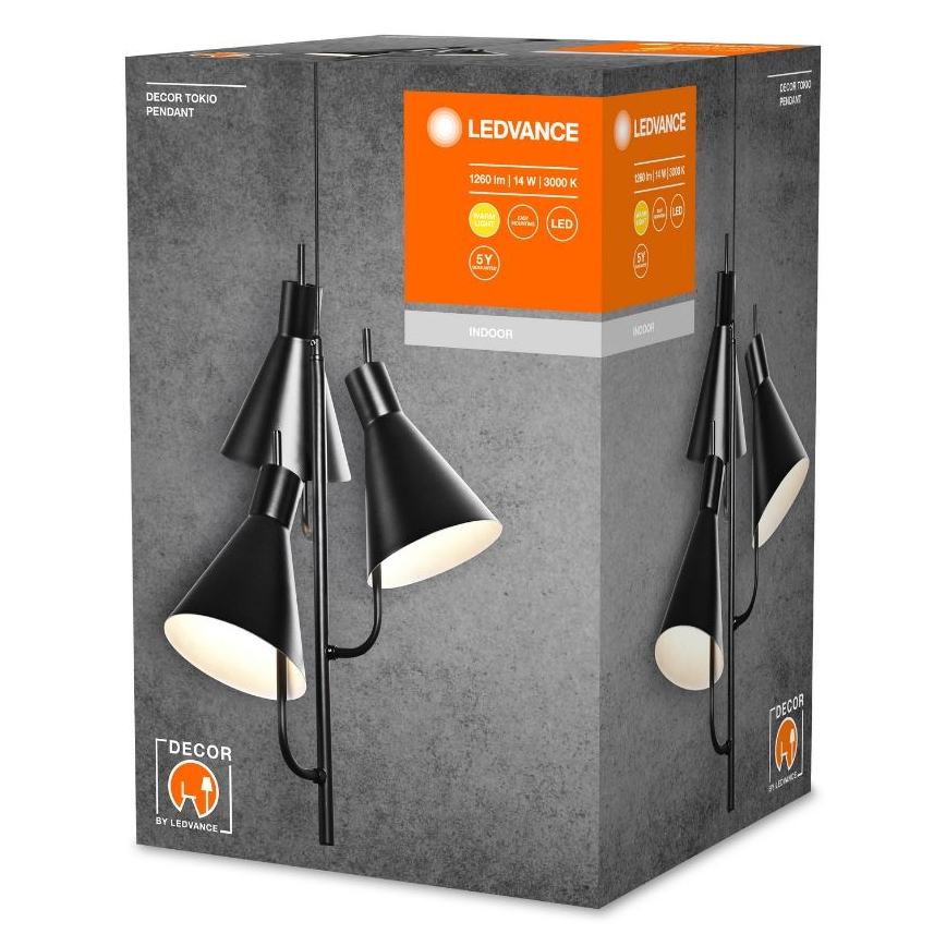 Ledvance - LED Lustra ar auklu DECOR TOKIO 3xLED/4,6W/230V