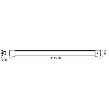 Ledvance - LED Lustra ar ķēdi OFFICE LINE LED/41W/230V 4000K