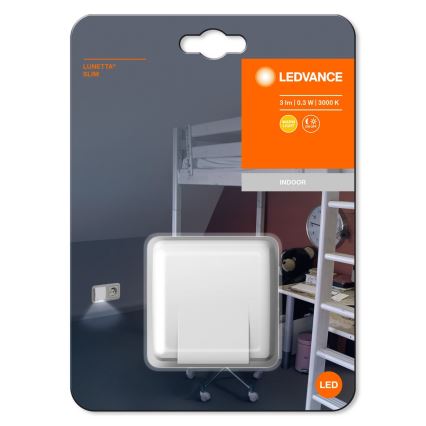 Ledvance - LED Nakts lampa ar sensoru LUNETTA LED/0,3W/230V 3000K