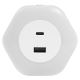 Ledvance - LED Orientēšanās kontaktligzdas lampa ar USB LUNETTA LED/15W/230V
