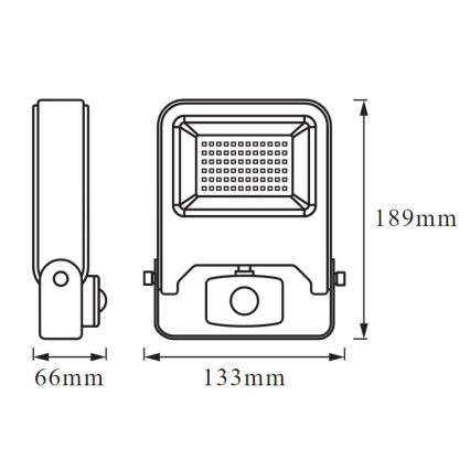 Ledvance - LED Plūdu gaismeklis ar sensoru ENDURA LED/20W/230V IP44