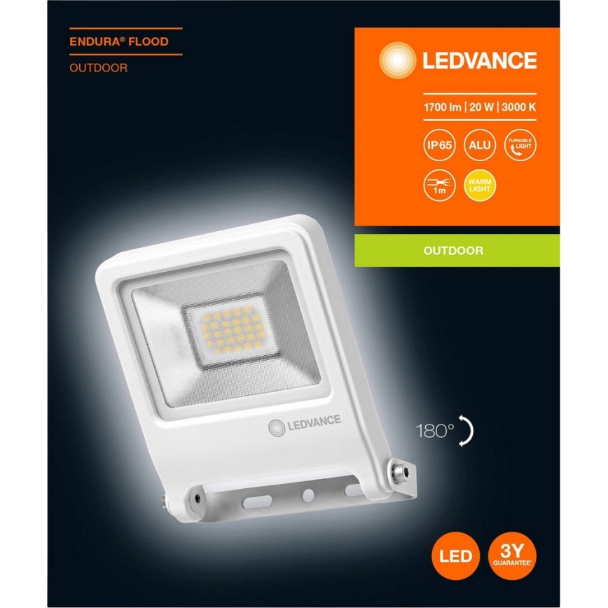 Ledvance - LED plūdu gaismeklis ENDURA LED/20W/230V IP65