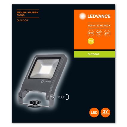 Ledvance - LED plūdu gaismeklis ENDURA LED/20W/230V IP65