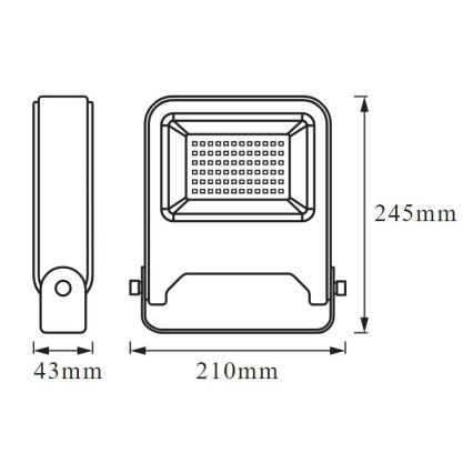 Ledvance - LED plūdu gaismeklis ENDURA LED/50W/230V IP65