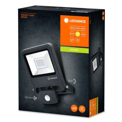 Ledvance - LED Prožektors ar sensoru ENDURA LED/30W/230V IP44