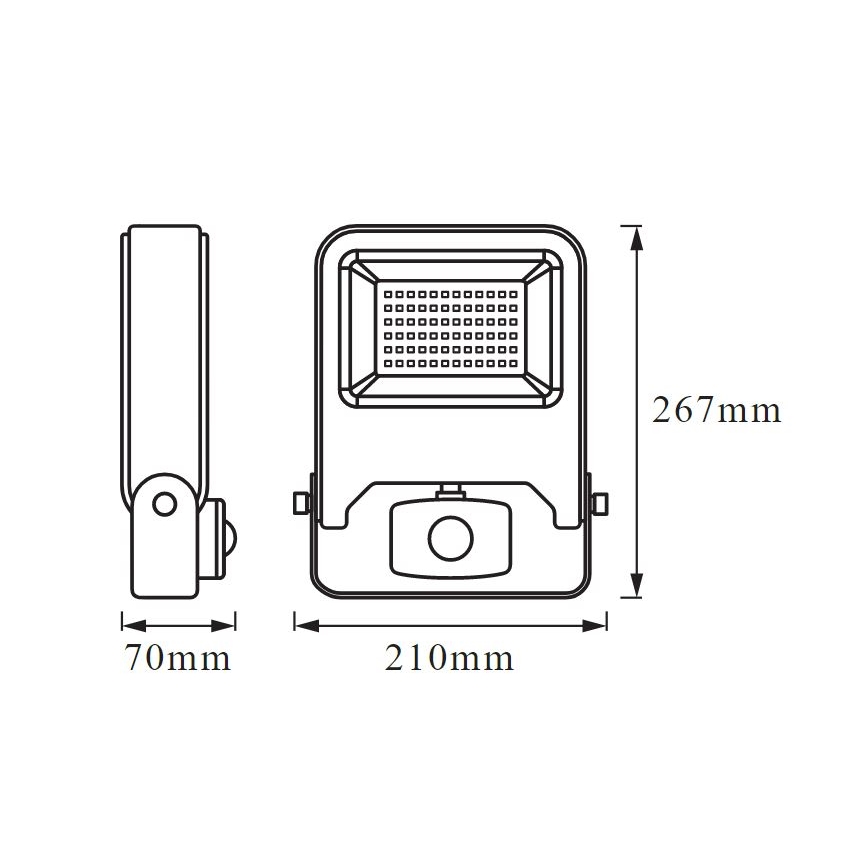 Ledvance - LED Prožektors ar sensoru ENDURA LED/50W/230V IP44
