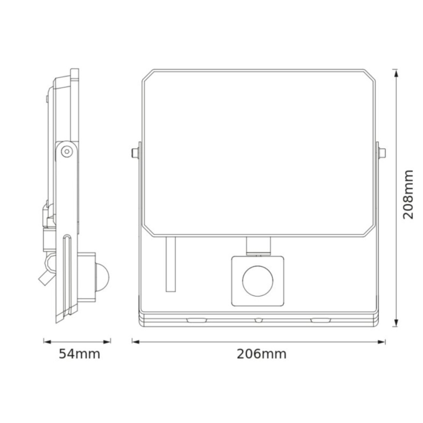 Ledvance - LED prožektors ar kustības un krēslas sensoru FLOODLIGHT LED/50W/230V 3000K IP65