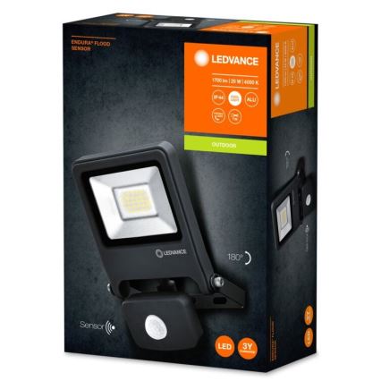 Ledvance - LED Prožektors ENDURA ar sensoru LED/20W/230V IP44