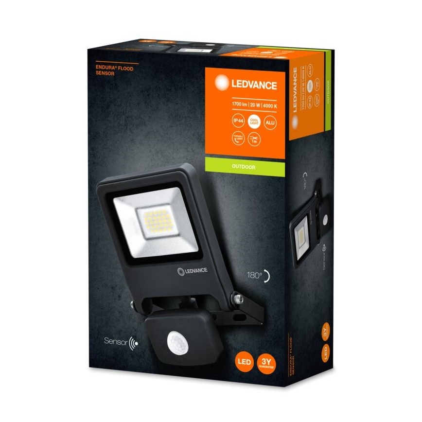 Ledvance - LED Prožektors ENDURA ar sensoru LED/20W/230V IP44