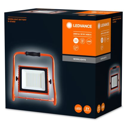 Ledvance - LED Prožektors R-STAND LED/30W/5V IP44