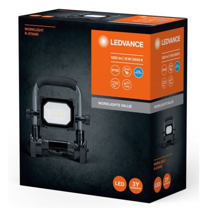 Ledvance - LED Āra prožektors WORKLIGHT R-STAND LED/10W/230V 6500K IP65