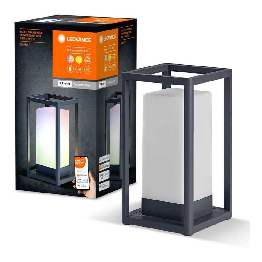 Ledvance - LED RGB Aptumšojama āra lampa SMART+ TABLE LED/5W/5V IP44 Wi-Fi